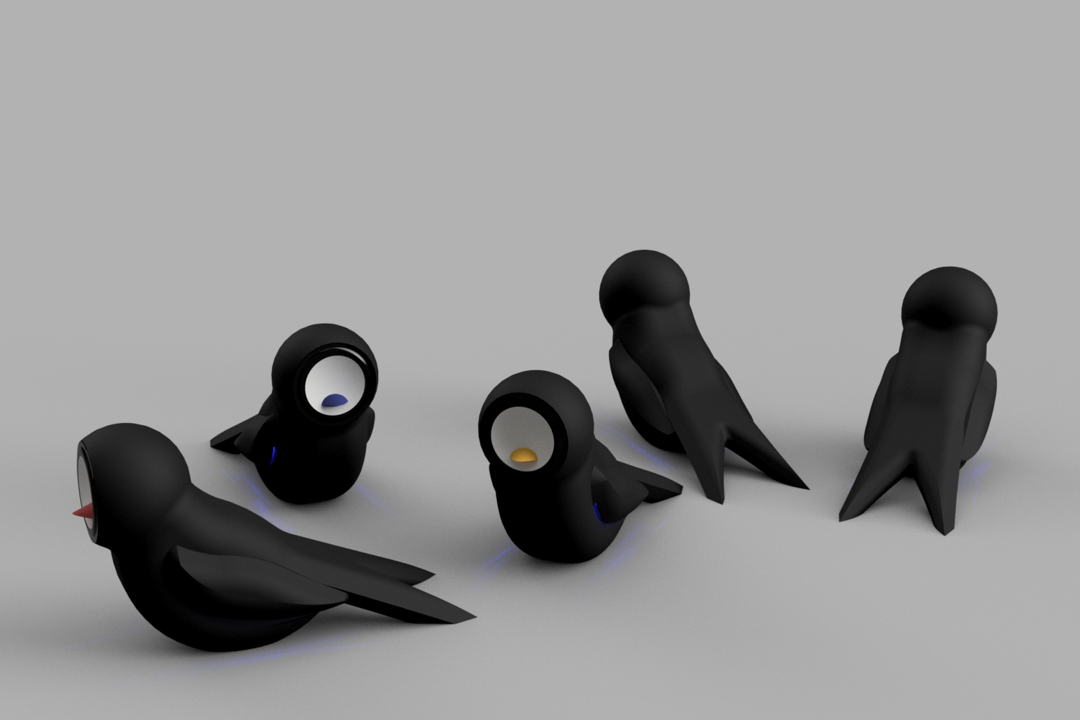 ein robotischer Vogel